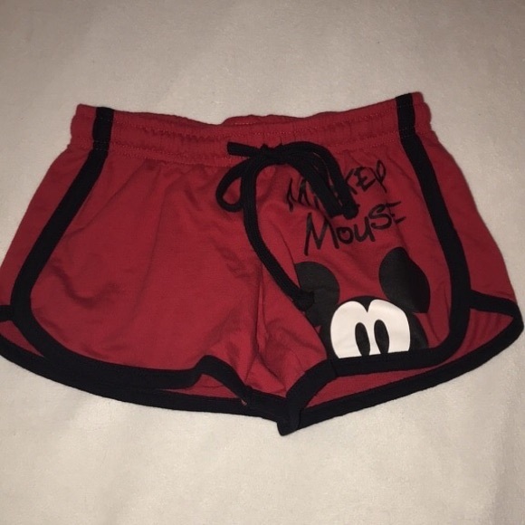 Red Mickey Mouse shorts - Picture 1 of 1